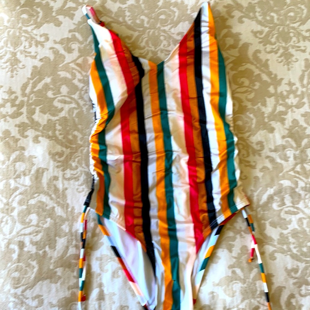 Striped one piece